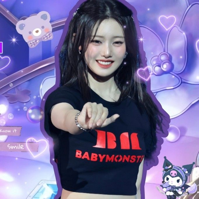 A moment captured by Rora (BABYMONSTER)'s fan