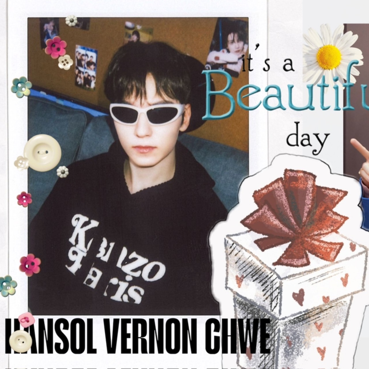 Recent activity shot of Vernon (SEVENTEEN)