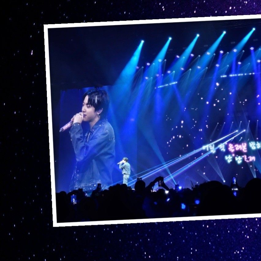 防彈少年團粉絲拍下的瞬間