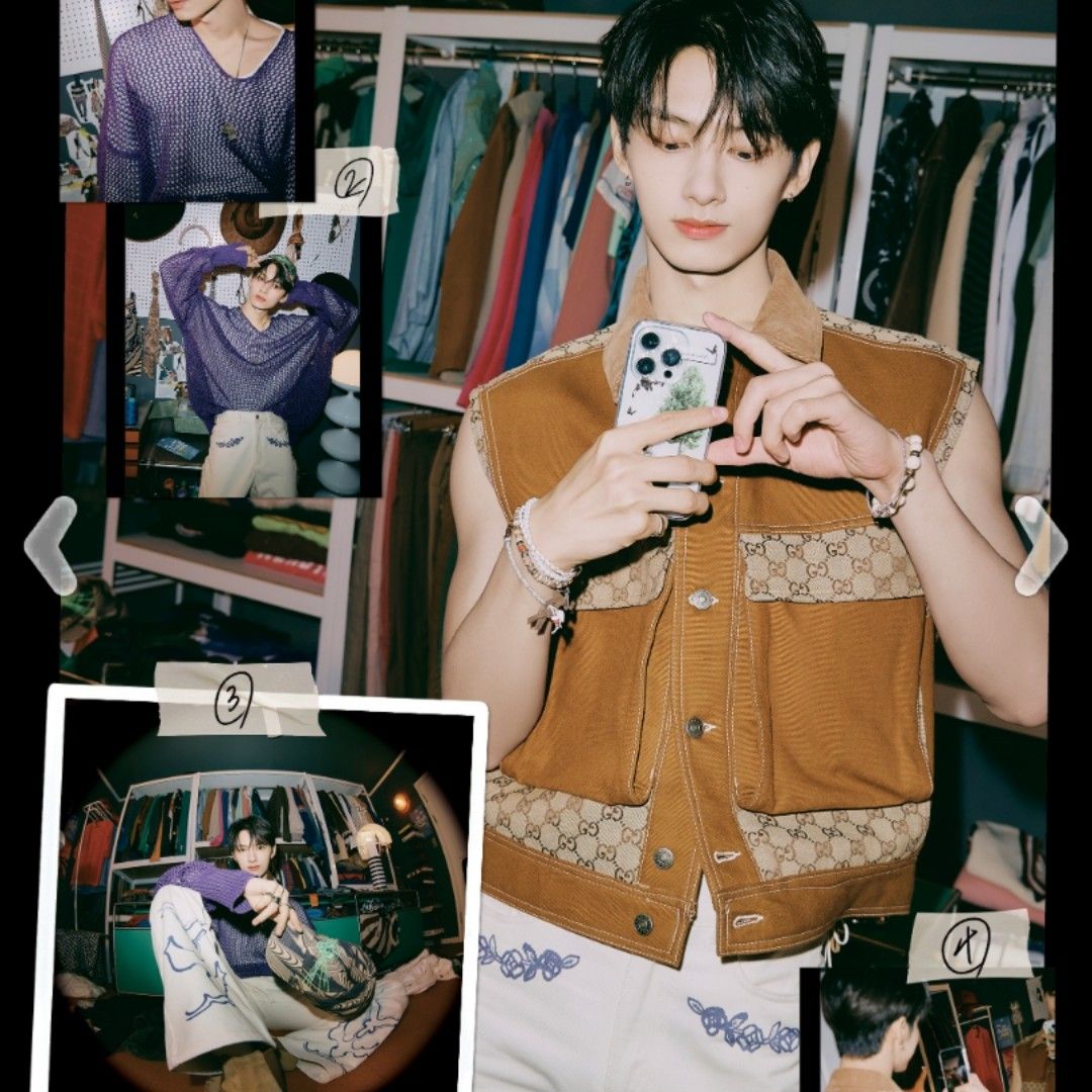 A moment captured by Jun (SEVENTEEN)'s fan