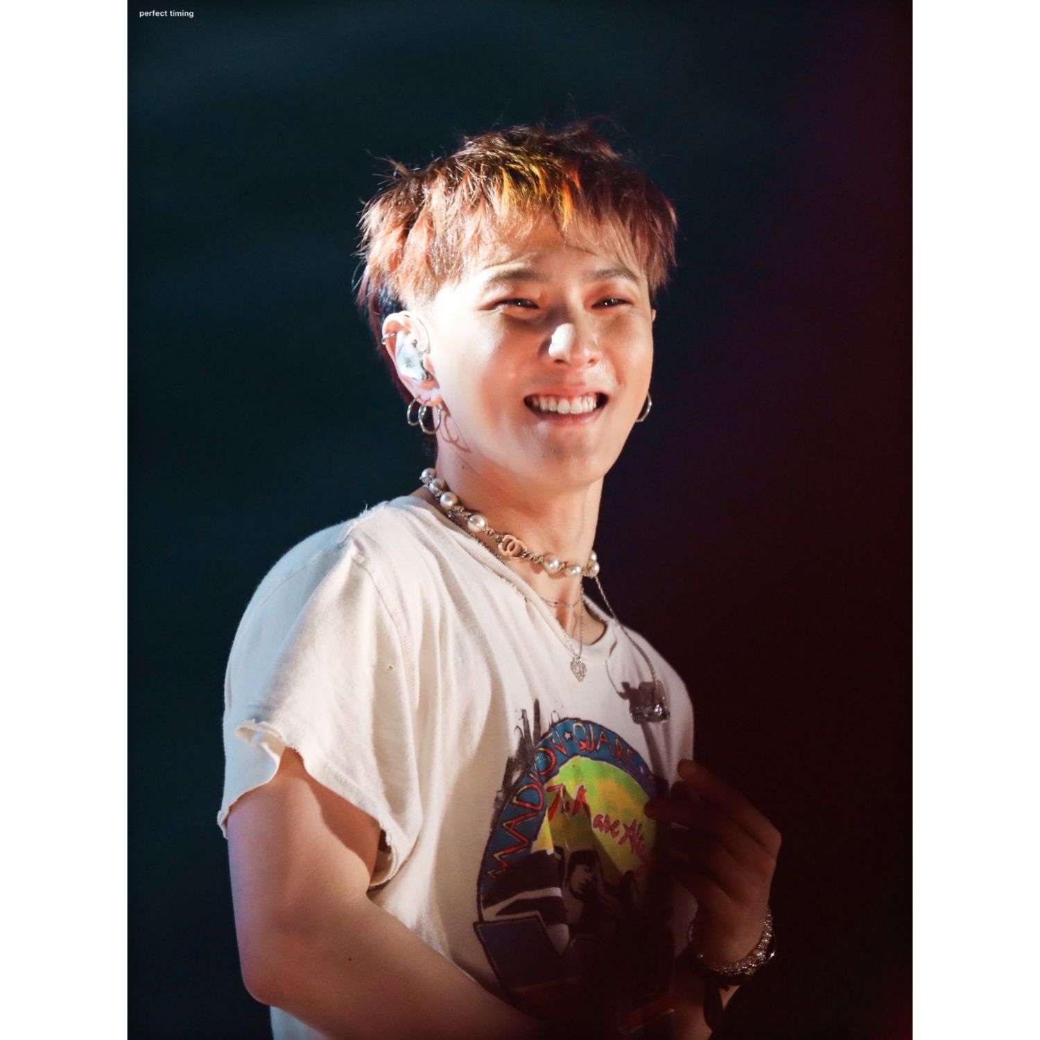 A moment captured by DK (iKON)'s fan