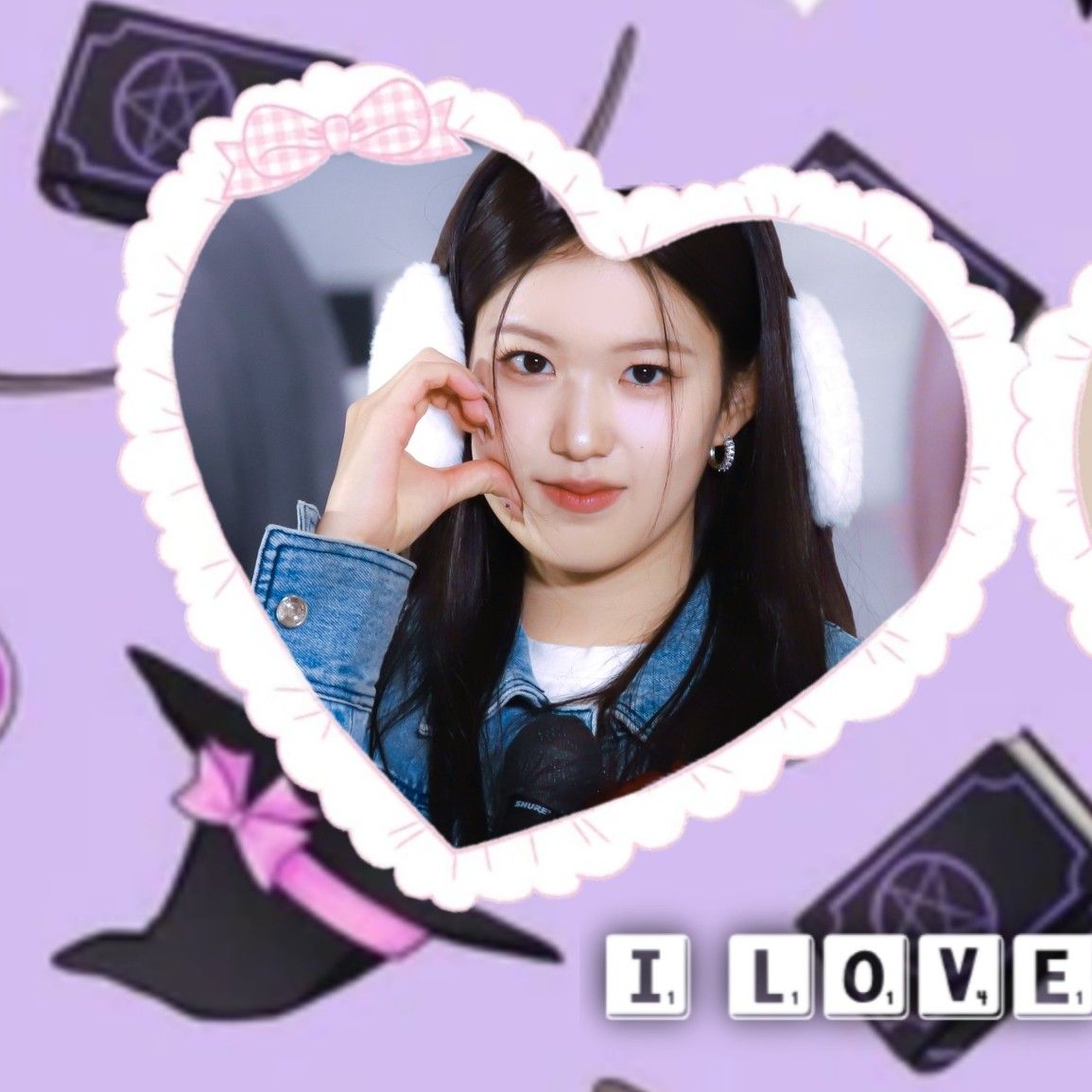 Behind-the-scenes cut of Yoon Jiyoon