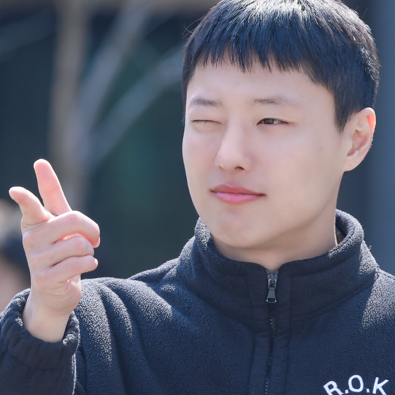 A moment captured by WOODZ's fan