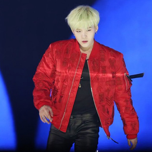 Recent activity shot of SUGA (BTS)