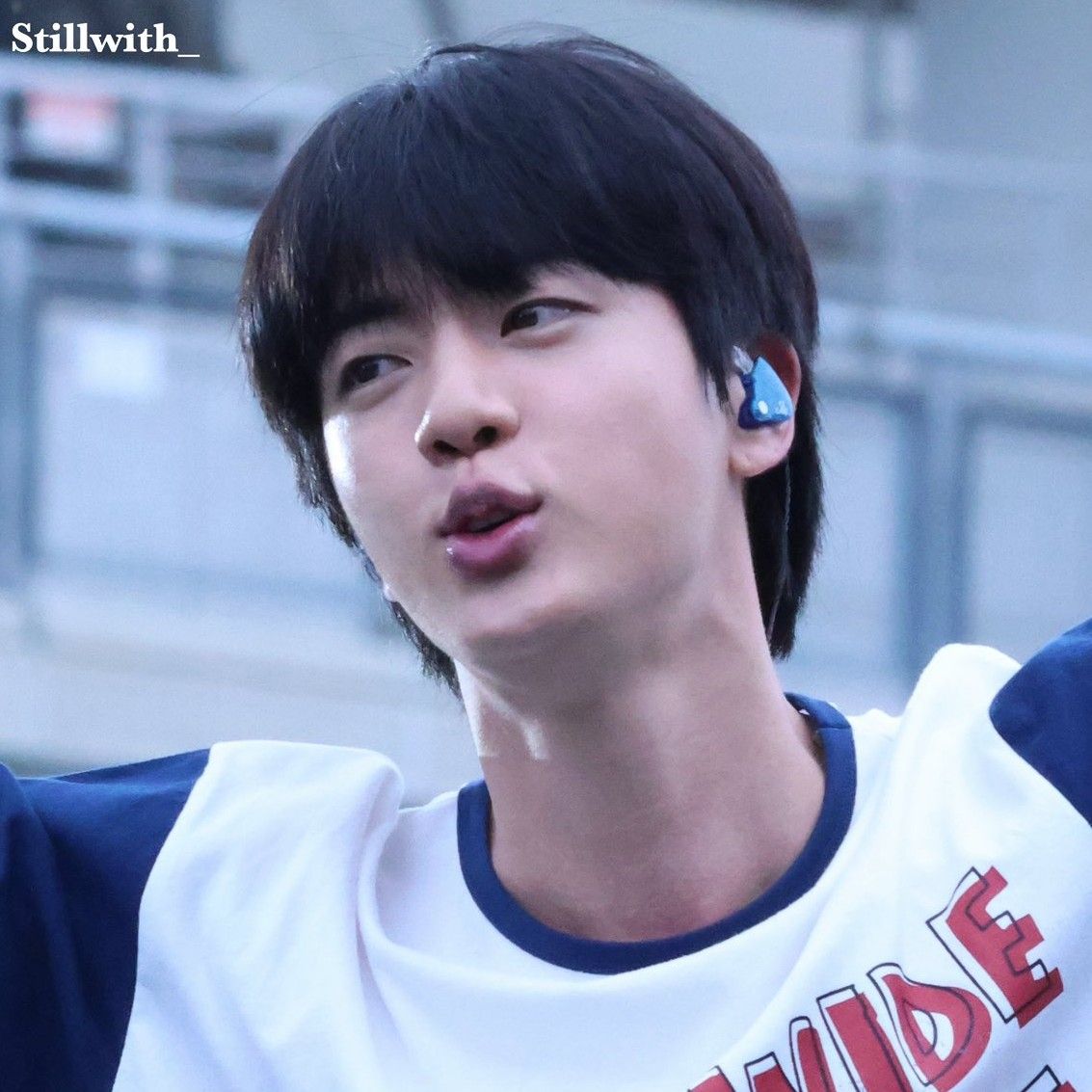 Recent activity shot of Jin (BTS)