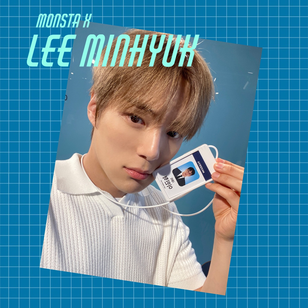 Behind-the-scenes cut of Minhyuk (MONSTA X)