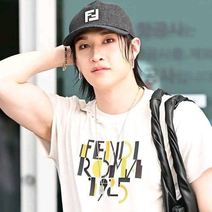 Recent activity shot of Lee Know (Stray Kids)
