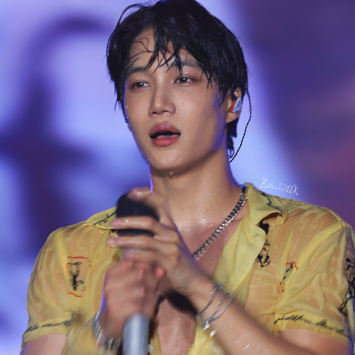 A moment captured by Kai (EXO)'s fan