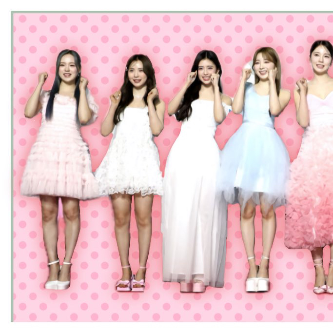 Recent activity shot of NiziU