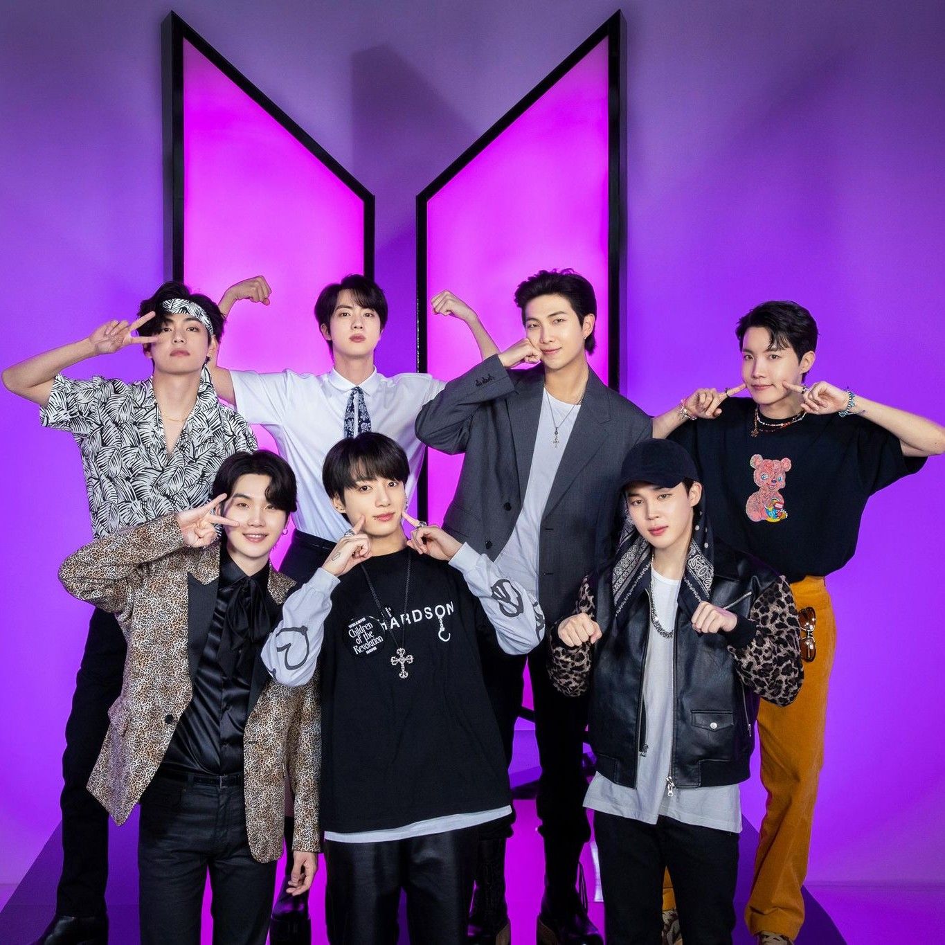 防弹少年团粉丝拍下的瞬间