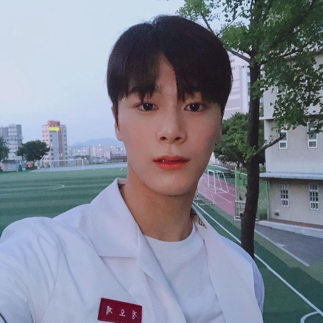 Recent activity shot of Moonbin (ASTRO)