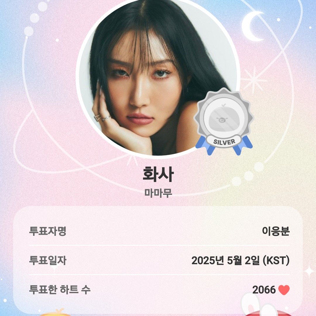 Latest photo of Hwasa (MAMAMOO)