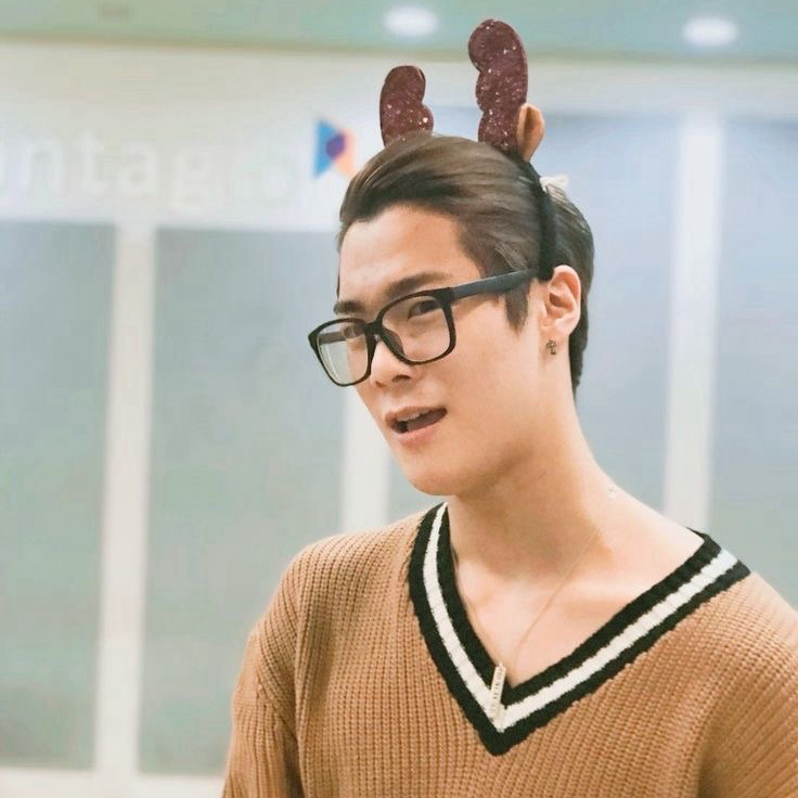 A moment captured by Moonbin (ASTRO)'s fan