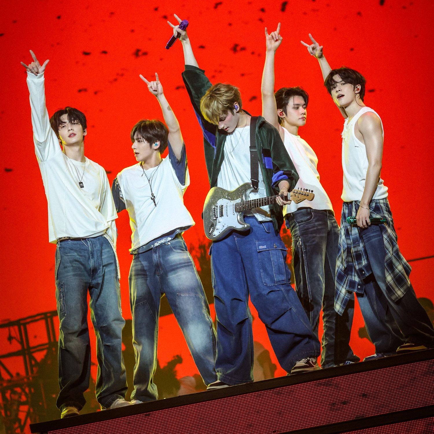 A moment captured by TOMORROW X TOGETHER's fan