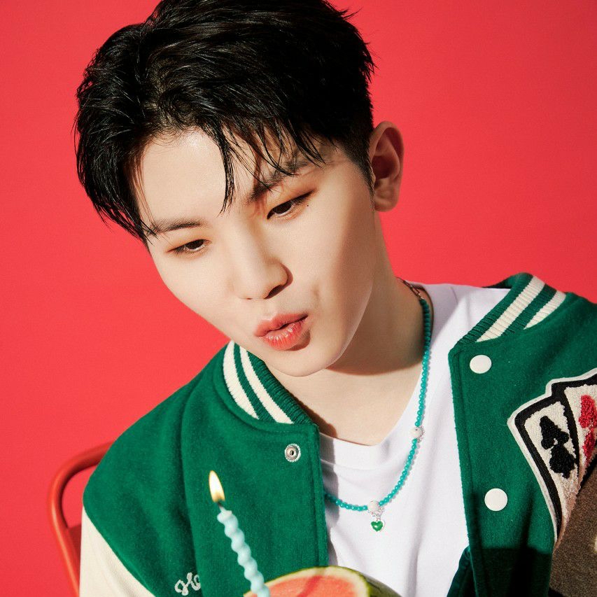 Recent activity shot of Woozi (SEVENTEEN)