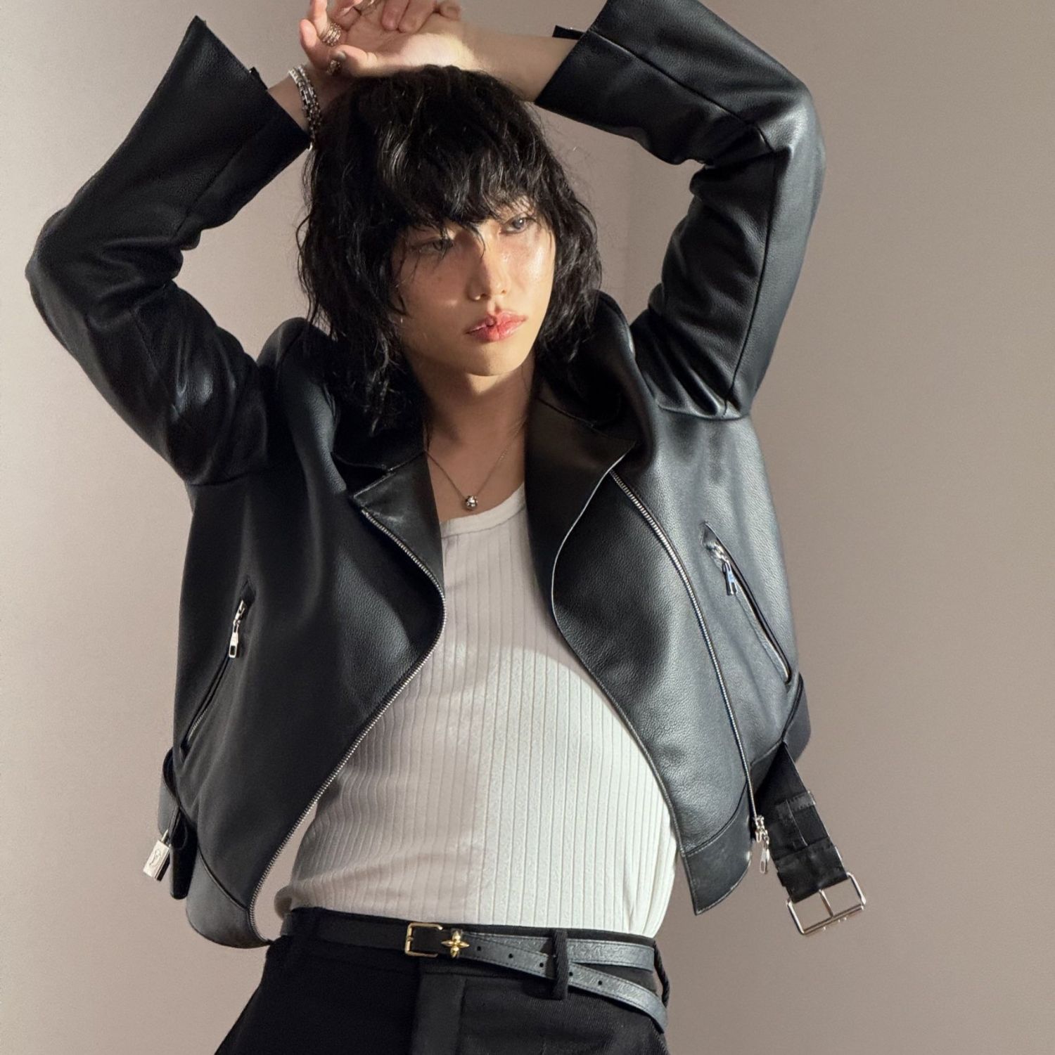 A moment captured by Felix (Stray Kids)'s fan