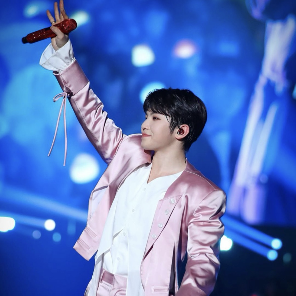 Recent activity shot of Woozi (SEVENTEEN)