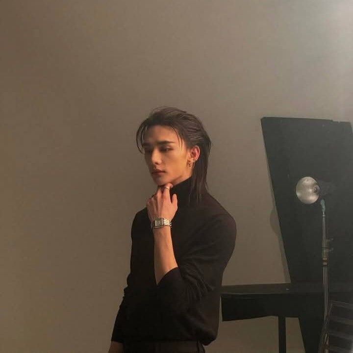 Behind-the-scenes cut of Hyunjin (Stray Kids)