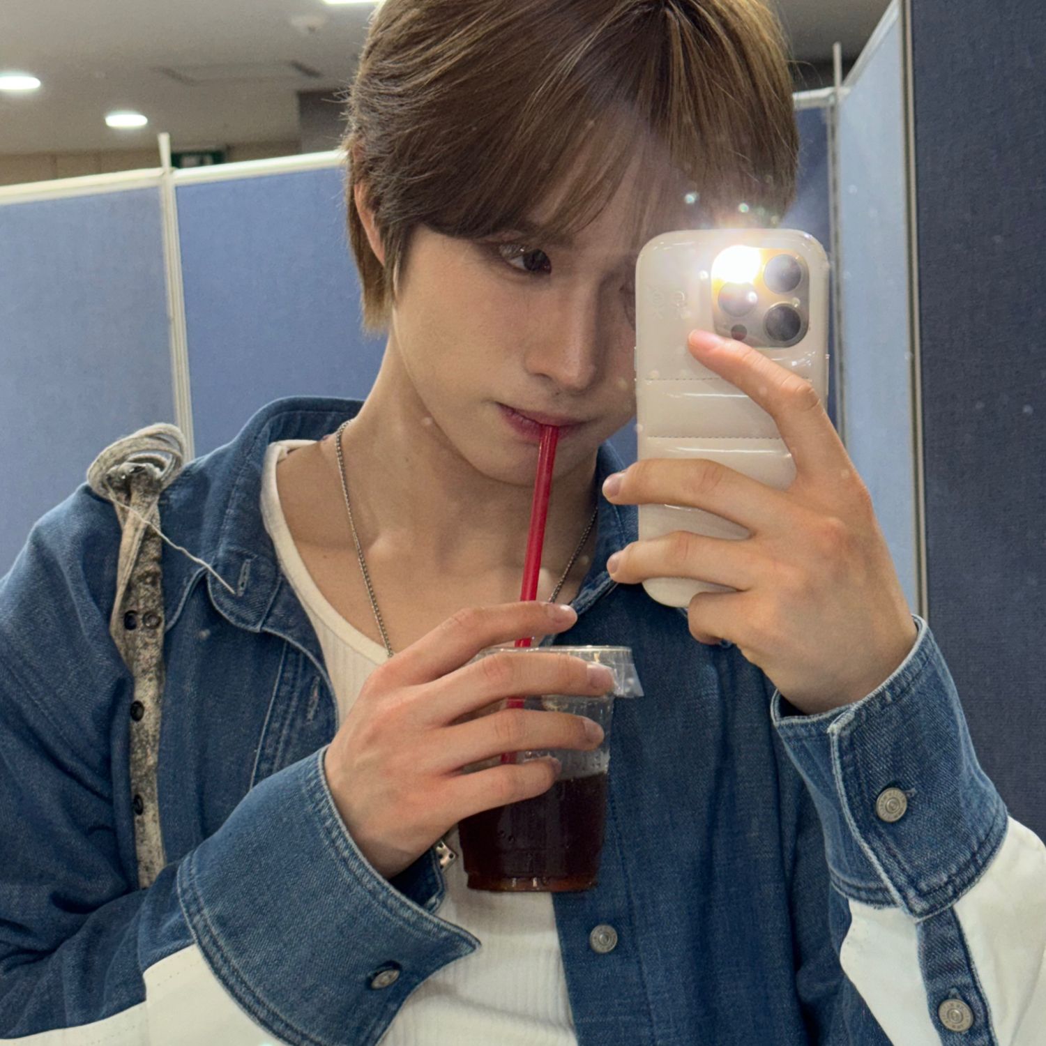 Recent activity shot of Kyungmin (TWS)