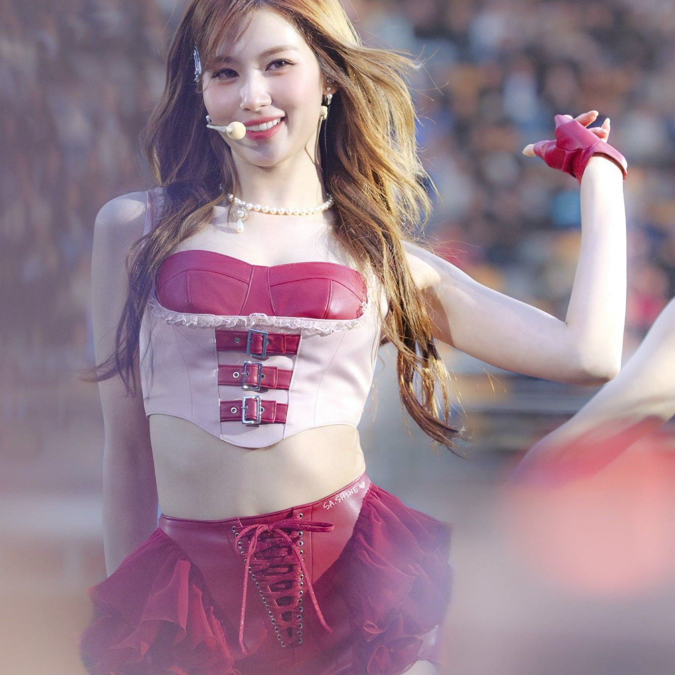 Behind-the-scenes cut of Sana (TWICE)