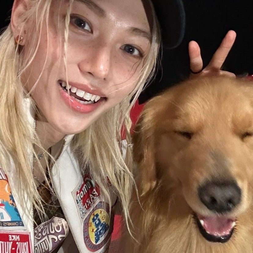 A moment captured by Felix (Stray Kids)'s fan