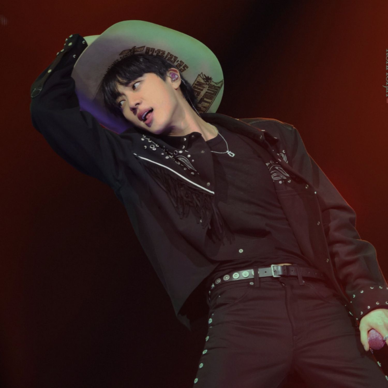 A moment captured by Jin (BTS)'s fan