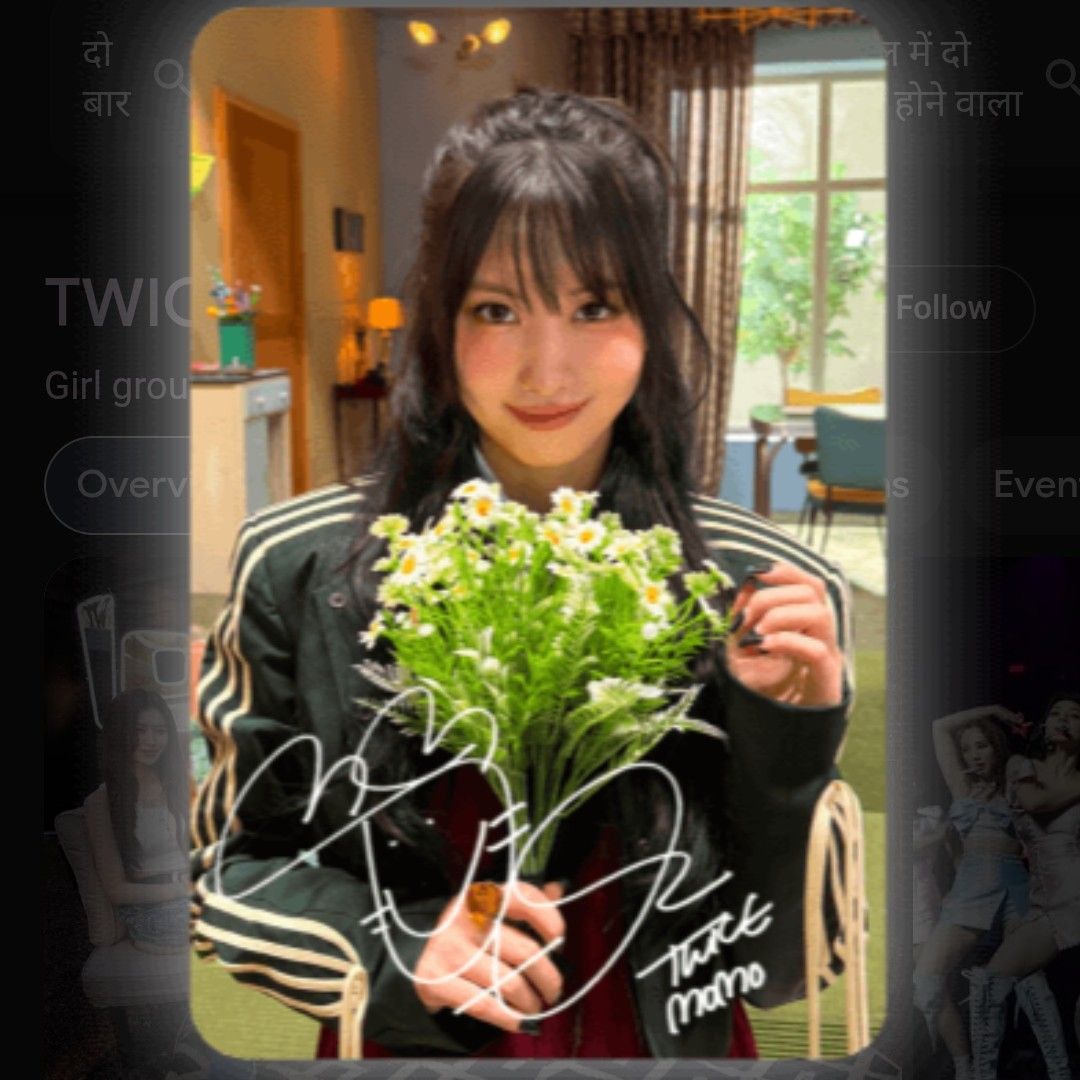 Behind-the-scenes cut of Momo (TWICE)