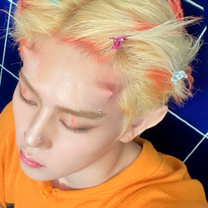 Recent activity shot of Joohoney (MONSTA X)