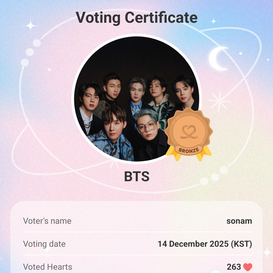 A moment captured by Secret Garden's fan