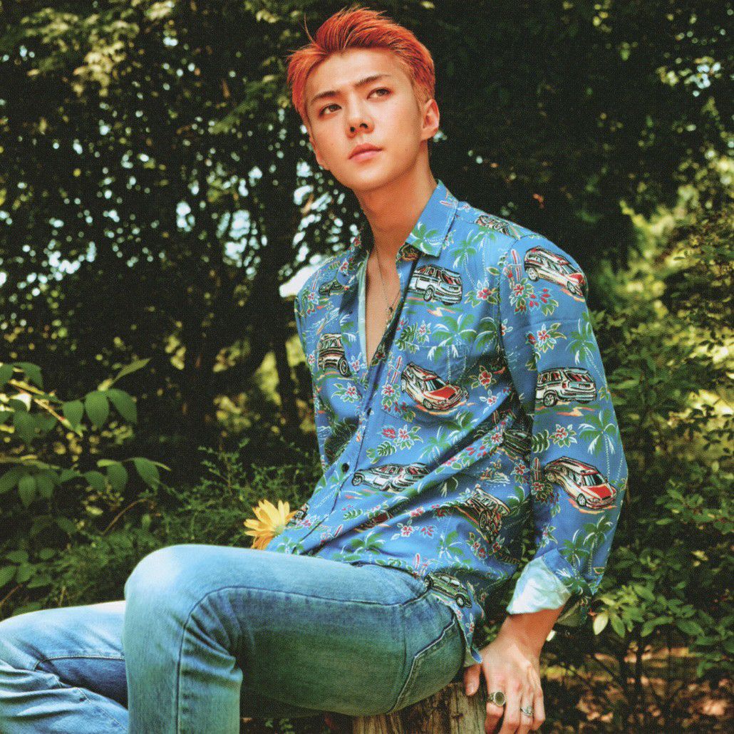 Behind-the-scenes cut of Sehun (EXO)