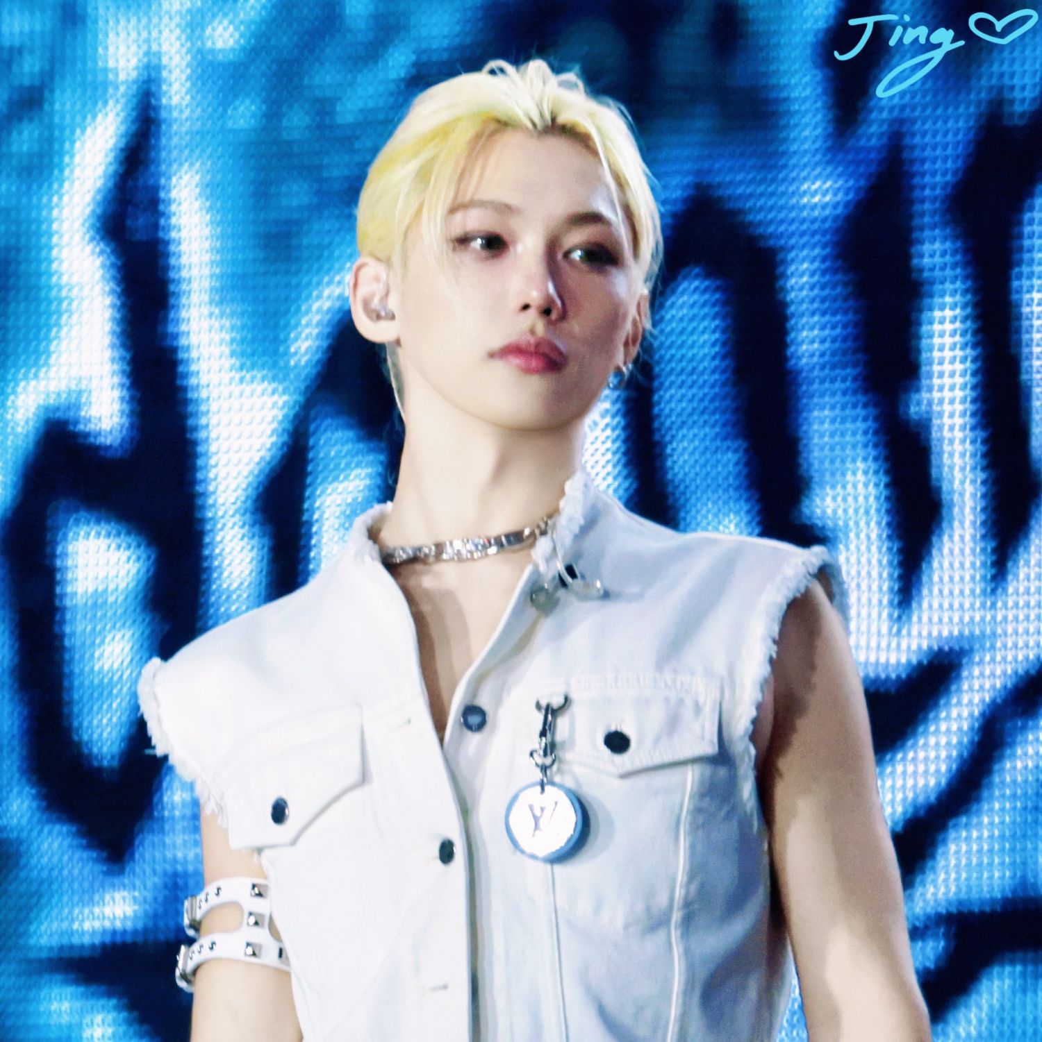 A moment captured by Felix (Stray Kids)'s fan