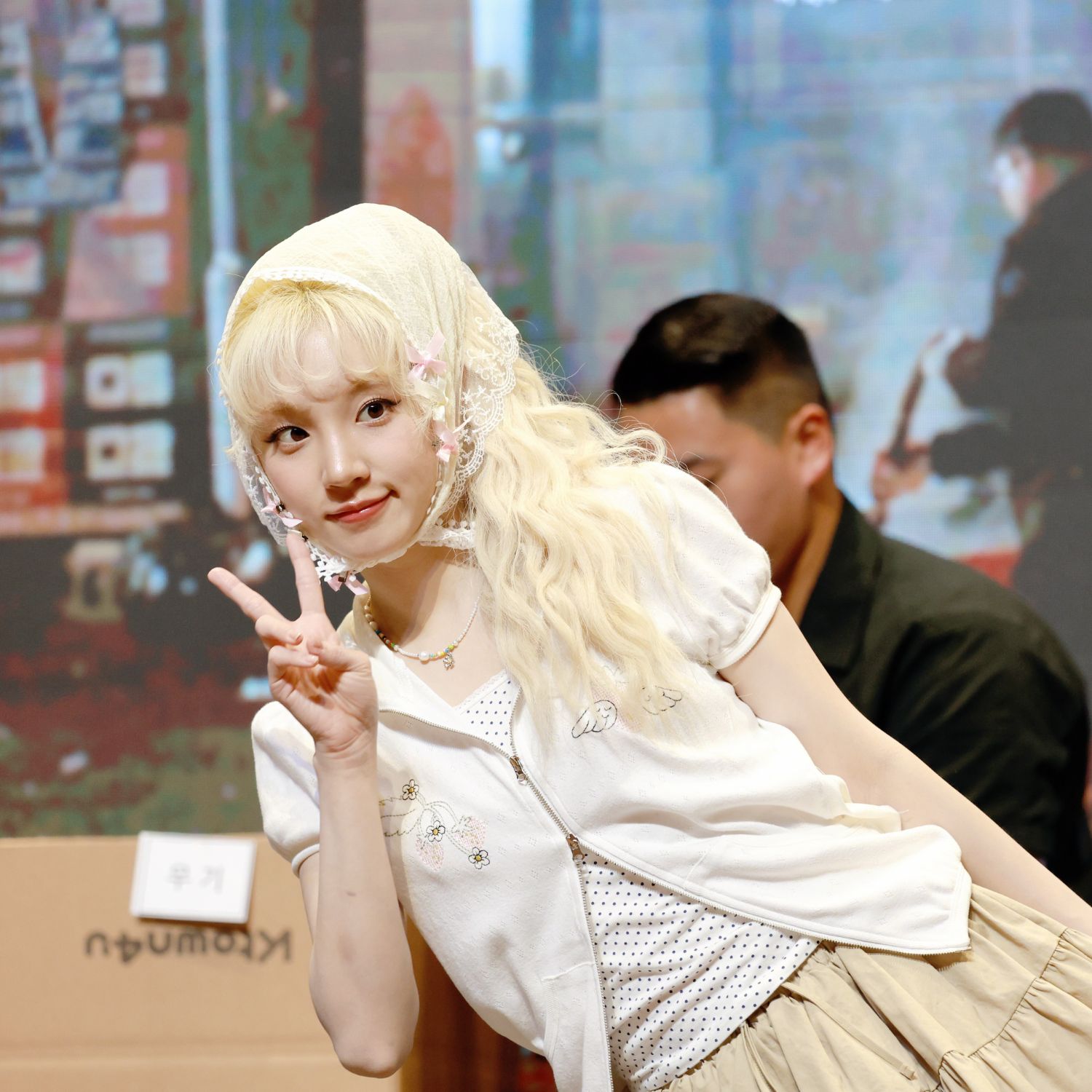 Recent activity shot of Yuqi (i-dle)