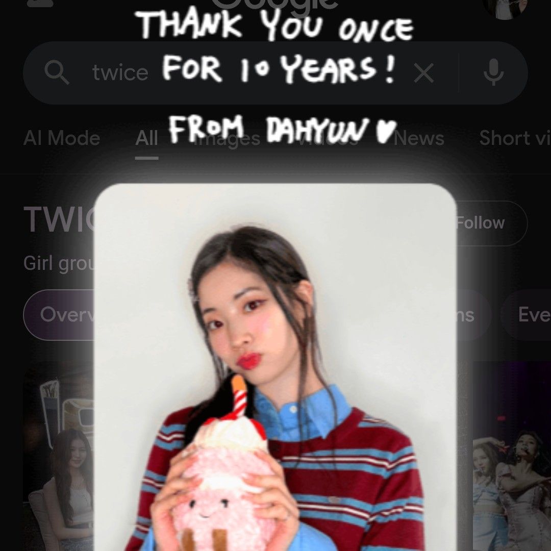 Latest photo of Dahyun (TWICE)