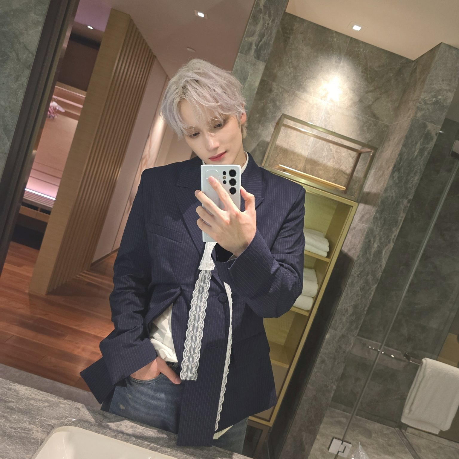 Recent activity shot of HueningKai (TOMORROW X TOGETHER)