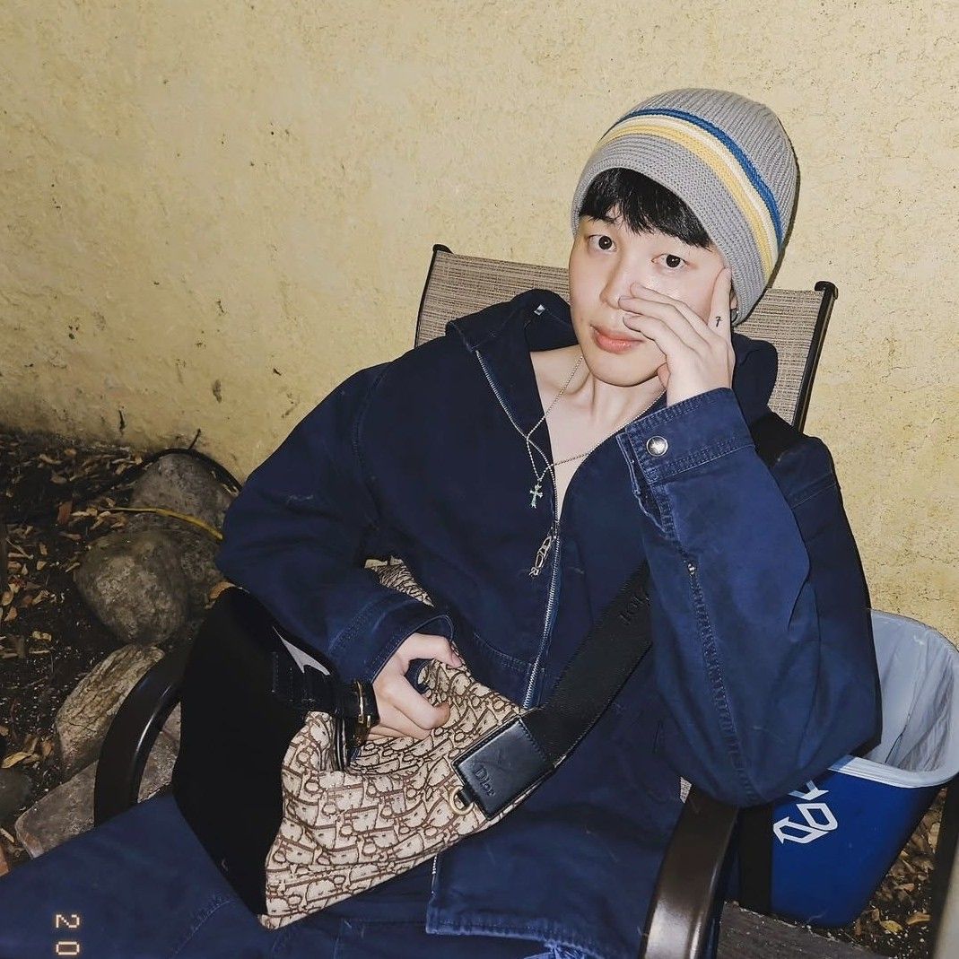 Recent activity shot of Jimin (BTS)