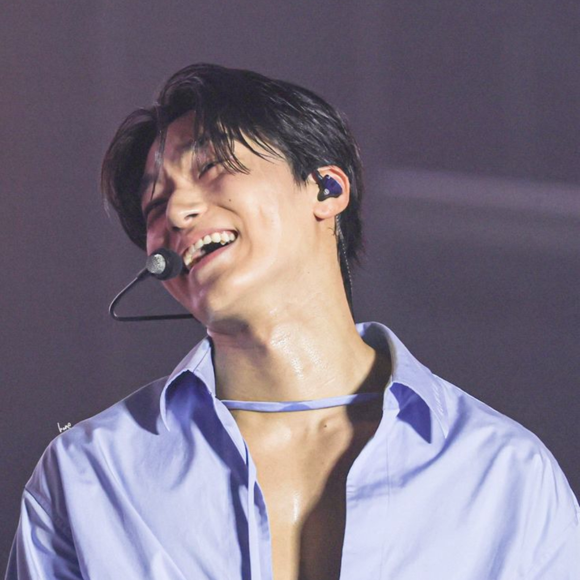 A moment captured by San (ATEEZ)'s fan