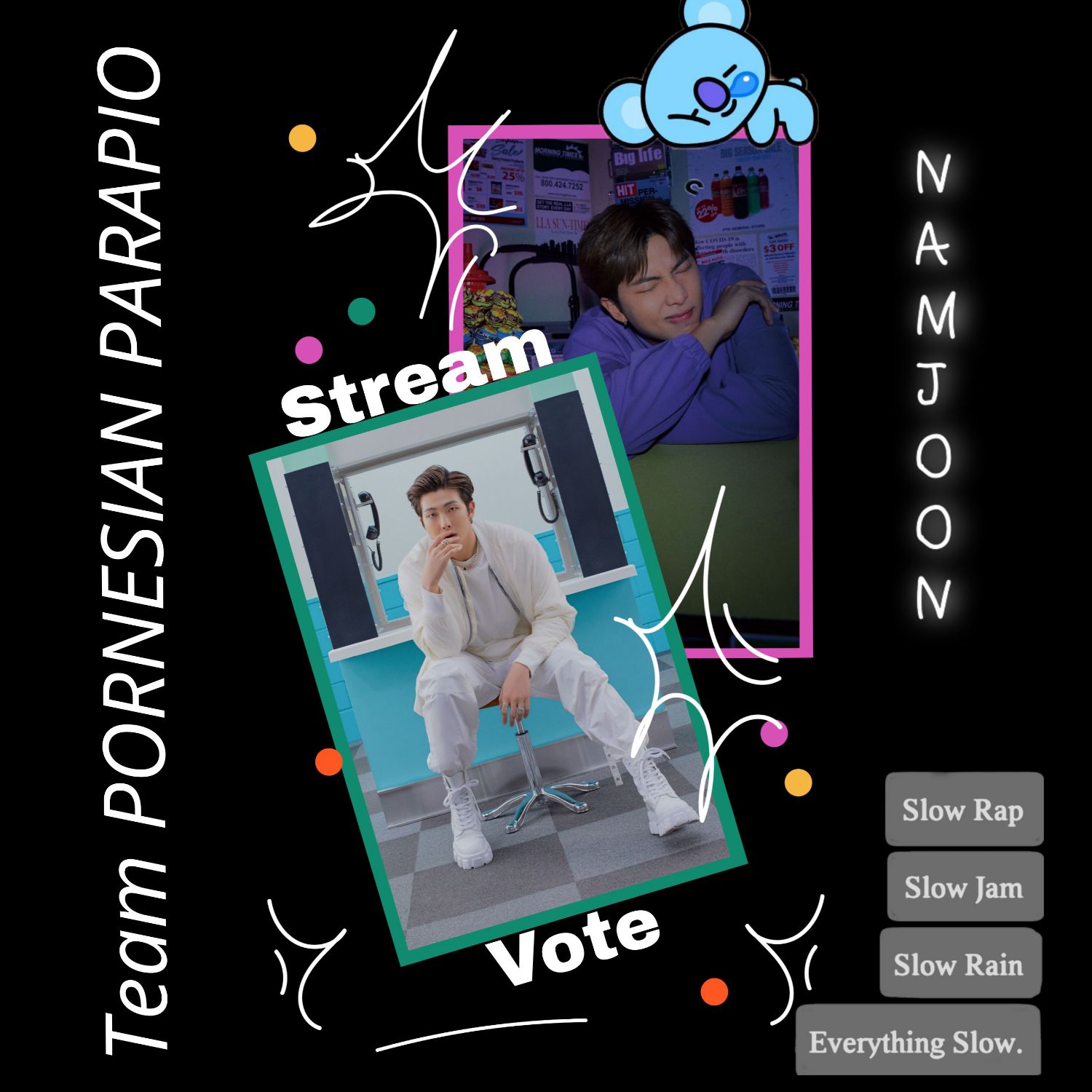 Recent activity shot of RM (BTS)