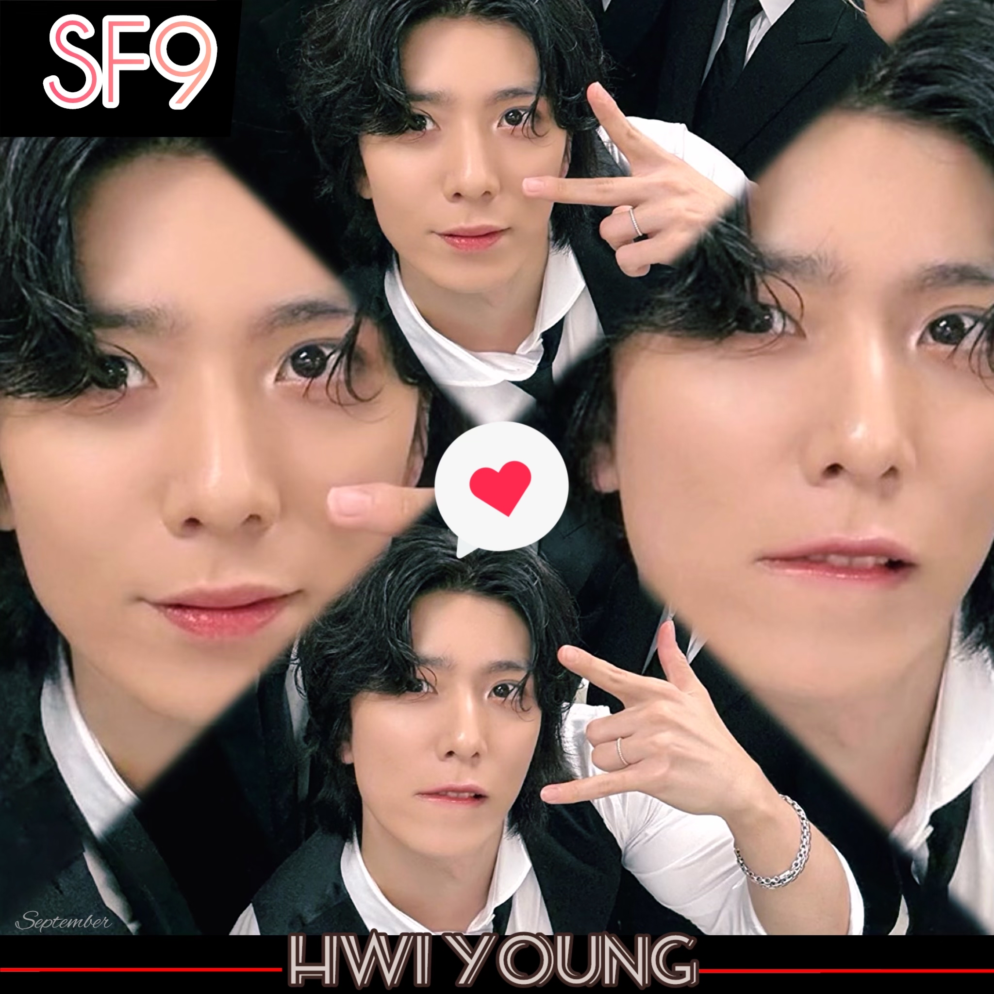 Recent activity shot of Hwiyoung (SF9)