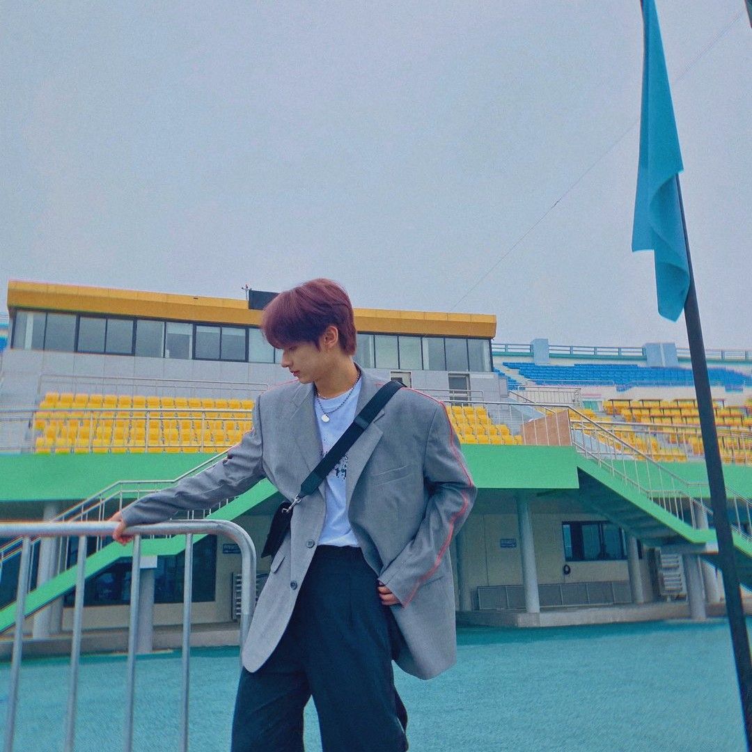 A moment captured by Jun (SEVENTEEN)'s fan