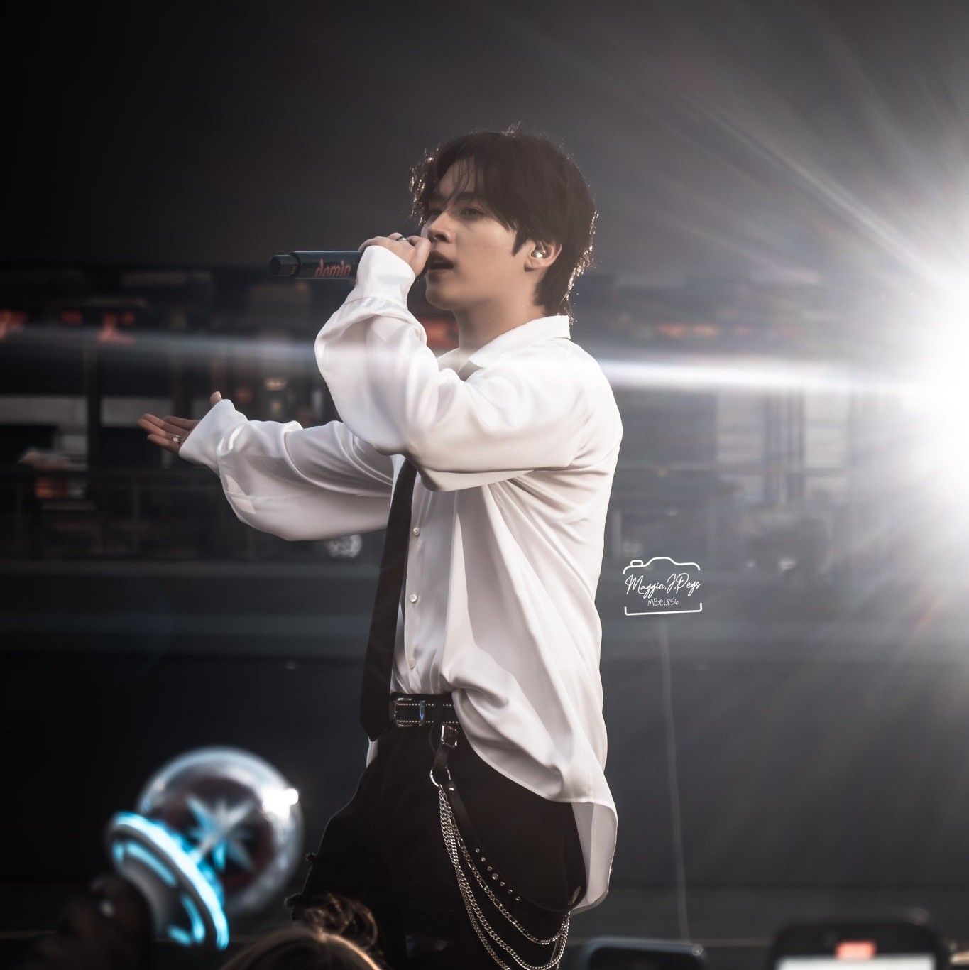 Recent activity shot of Lee Know (Stray Kids)