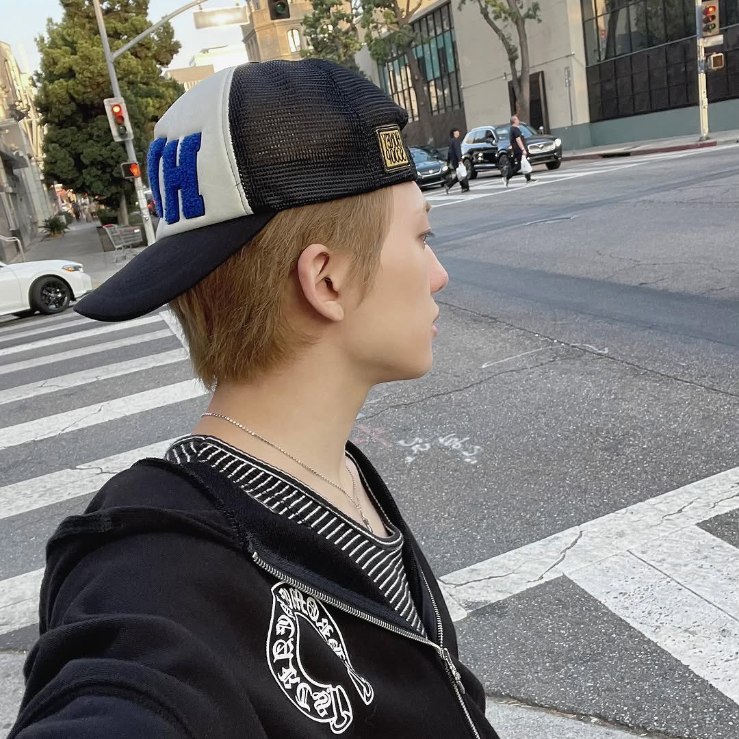 Recent activity shot of Minjae (Xikers)