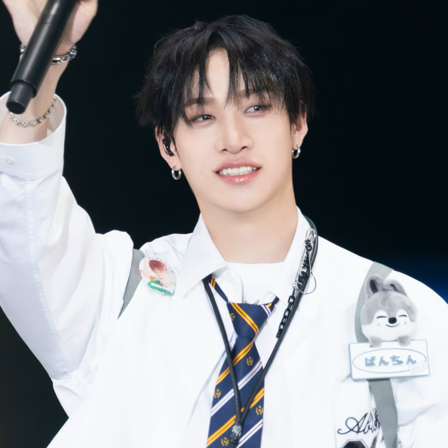 A moment captured by Bang Chan (Stray Kids)'s fan