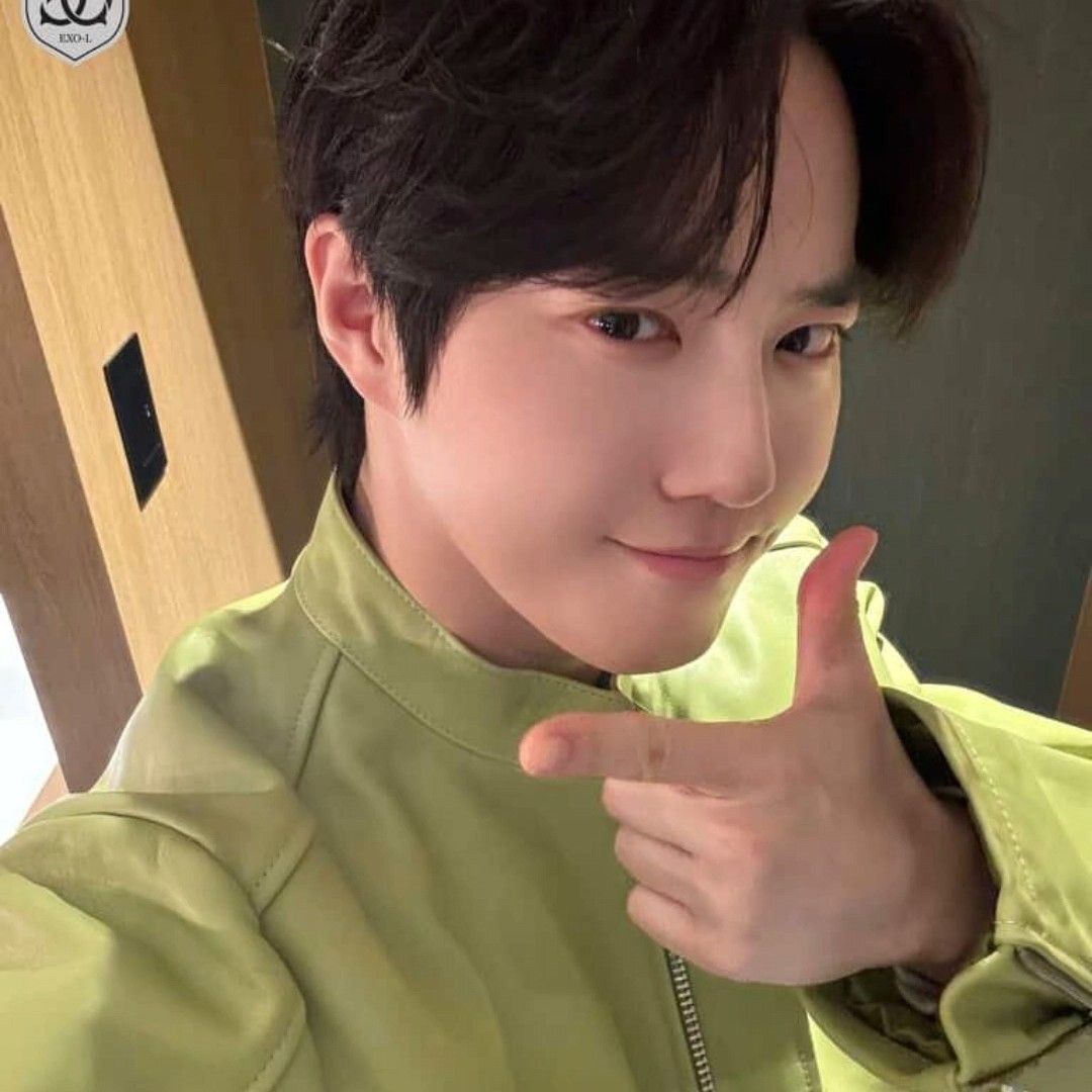 Recent activity shot of Suho (EXO)