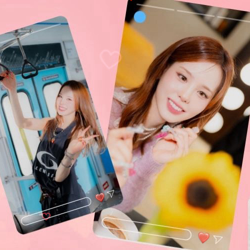 A moment captured by Mako (NiziU)'s fan