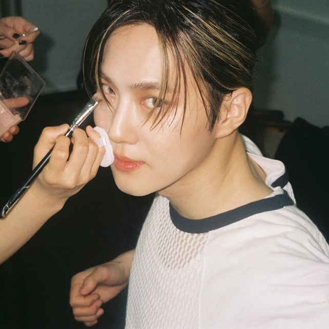 Behind-the-scenes cut of Suho (EXO)