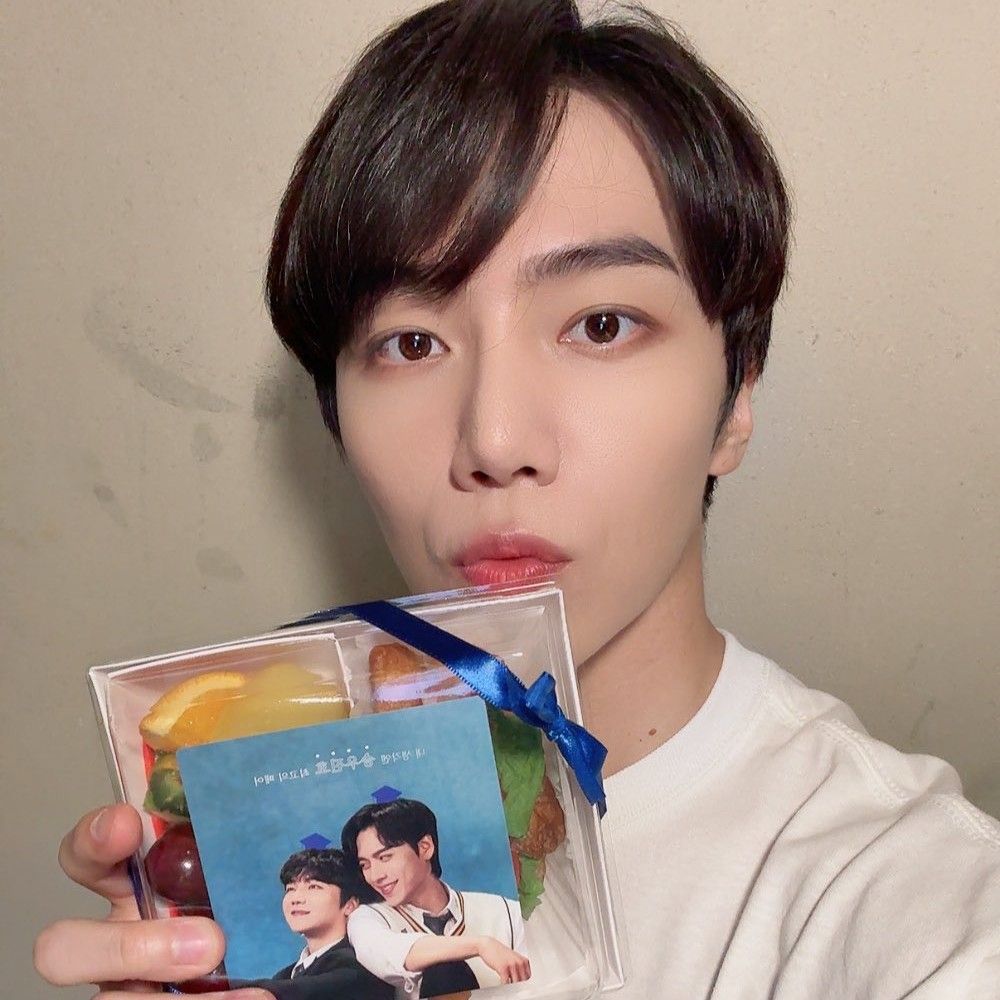 Recent activity shot of Jinho (PENTAGON)