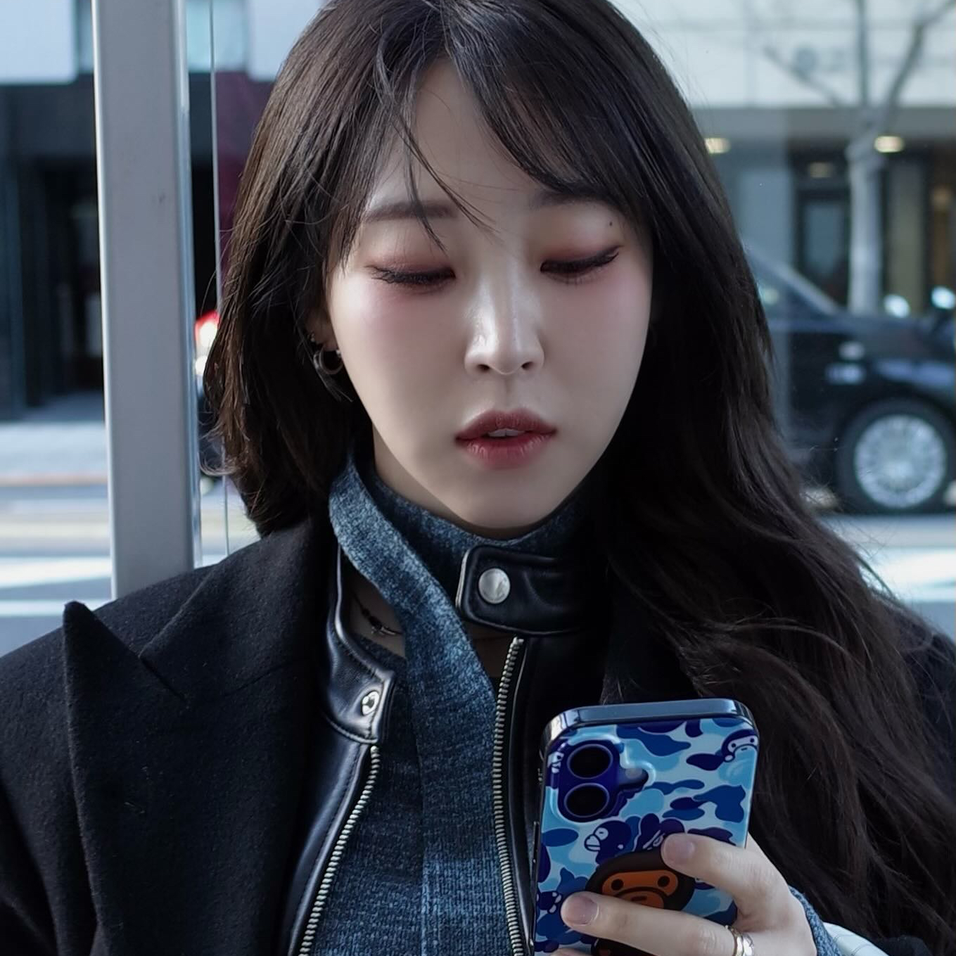 A moment captured by Moonbyul (MAMAMOO)'s fan