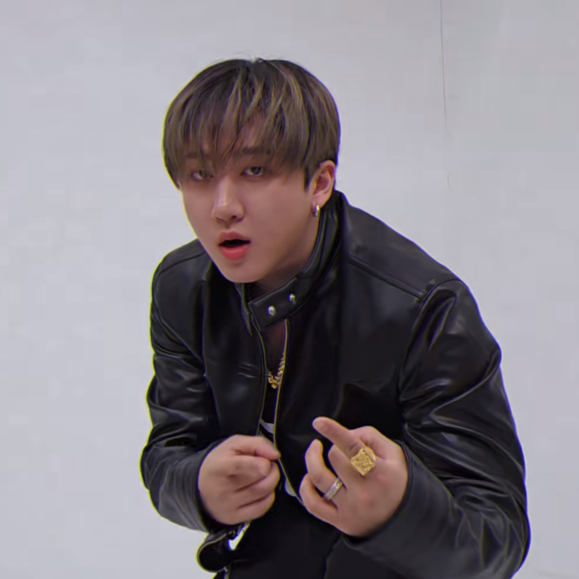 A moment captured by Changbin (Stray Kids)'s fan