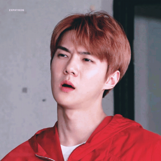 Recent activity shot of Sehun (EXO)
