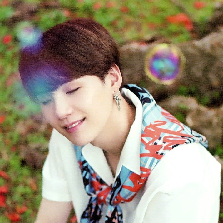 Recent activity shot of SUGA (BTS)